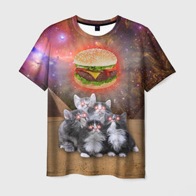 Мужская футболка 3D с принтом Египетские Коты в Екатеринбурге, 100% полиэфир | прямой крой, круглый вырез горловины, длина до линии бедер | cat | cosmos | egypt | fast | fastfood | food | meme | party | space | вечеринка | египет | еда | иллюминаты | космос | кошак | кошка | масоны | мем | песок | пирамиды | пицца | пустыня | фастфуд
