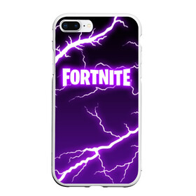 Чехол для iPhone 7Plus/8 Plus матовый с принтом FORTNITE STORM в Екатеринбурге, Силикон | Область печати: задняя сторона чехла, без боковых панелей | 2019 | armor | armour | battle royale | cybersport | esport | fortnite | game | llama | logo | storm | батл рояль | броня | буря | игра | киберспорт | лама | молнии | молния | разряд | симулятор строительства | строительство | ток | фиолето