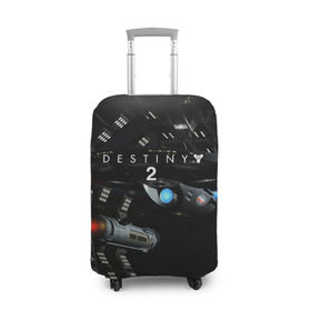 Чехол для чемодана 3D с принтом destiny 2 в Екатеринбурге, 86% полиэфир, 14% спандекс | двустороннее нанесение принта, прорези для ручек и колес | action | destiny | destiny 2 | fantasy | game | hunter | online | titan | traveller | warlock | игры | космос | шутер