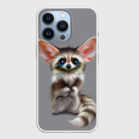 Чехол для iPhone 13 Pro с принтом Зверушка в Екатеринбурге,  |  | Тематика изображения на принте: белка | бурундук | енот | лисенок | суслик | тушканчик | фенек