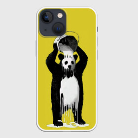 Чехол для iPhone 13 mini с принтом панда в Екатеринбурге,  |  | арт | краска | медведь | панда