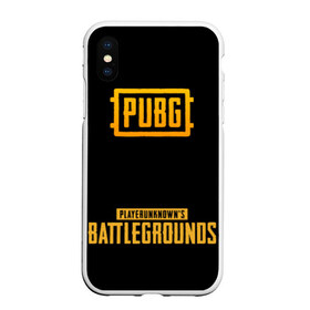 Чехол для iPhone XS Max матовый с принтом РЮКЗАК PUBG в Екатеринбурге, Силикон | Область печати: задняя сторона чехла, без боковых панелей | action | battle royal | game | play | playerunknowns battlegrounds | pubg | winner winner chiken dinner | шутер