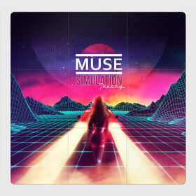 Магнитный плакат 3Х3 с принтом Muse / Simulation Theory в Екатеринбурге, Полимерный материал с магнитным слоем | 9 деталей размером 9*9 см | matthew bellamy | muse | simulation theory | мьюз | мэт бэллами | мэтью беллами