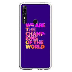 Чехол для Honor P Smart Z с принтом Queen We Are The Champions в Екатеринбурге, Силикон | Область печати: задняя сторона чехла, без боковых панелей | bohemian | brian | freddie | may | mercury | queen | rhapsody | roger | taylor | богемная | богемская | брайан | джон | королева | меркьюри | мэй | рапсодия | роджер | тейлор | фредди