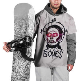 Накидка на куртку 3D с принтом BONES Sesh Team в Екатеринбурге, 100% полиэстер |  | bones | elmo kennedy | hip hop | rap | rapper | scream | sesh | skull | кости | костя | рэп | рэпер | сеш | скрим | сэш | хип хоп | череп | элмо кеннеди