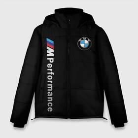 Мужская зимняя куртка 3D с принтом BMW PERFORMANCE в Екатеринбурге, верх — 100% полиэстер; подкладка — 100% полиэстер; утеплитель — 100% полиэстер | длина ниже бедра, свободный силуэт Оверсайз. Есть воротник-стойка, отстегивающийся капюшон и ветрозащитная планка. 

Боковые карманы с листочкой на кнопках и внутренний карман на молнии. | Тематика изображения на принте: auto | bmw | bmw performance | motorsport | sport | авто | автомобиль | автомобильные | бмв | бренд | марка | машины | моторспорт | спорт