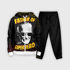 Детский костюм 3D с принтом Stan Lee: Father of Superhero в Екатеринбурге,  |  | avengers | father | hero | hulk | iron | lee | man | stan | stan lee | stanlee | superhero | thor | анти | герой | железный | комиксы | лии | мстители | отец | стен | стенли | стэн ли | супер | супергероев | тор | халк | человек