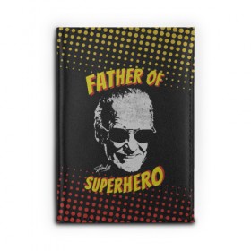 Обложка для автодокументов с принтом Stan Lee: Father of Superhero в Екатеринбурге, натуральная кожа |  размер 19,9*13 см; внутри 4 больших “конверта” для документов и один маленький отдел — туда идеально встанут права | Тематика изображения на принте: avengers | father | hero | hulk | iron | lee | man | stan | stan lee | stanlee | superhero | thor | анти | герой | железный | комиксы | лии | мстители | отец | стен | стенли | стэн ли | супер | супергероев | тор | халк | человек