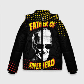 Зимняя куртка для мальчиков 3D с принтом Stan Lee Father of Superhero в Екатеринбурге, ткань верха — 100% полиэстер; подклад — 100% полиэстер, утеплитель — 100% полиэстер | длина ниже бедра, удлиненная спинка, воротник стойка и отстегивающийся капюшон. Есть боковые карманы с листочкой на кнопках, утяжки по низу изделия и внутренний карман на молнии. 

Предусмотрены светоотражающий принт на спинке, радужный светоотражающий элемент на пуллере молнии и на резинке для утяжки | avengers | father | hero | hulk | iron | lee | man | stan | stan lee | stanlee | superhero | thor | анти | герой | железный | комиксы | лии | мстители | отец | стен | стенли | стэн ли | супер | супергероев | тор | халк | человек