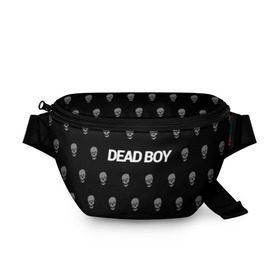 Поясная сумка 3D с принтом Bones Deadboy в Екатеринбурге, 100% полиэстер | плотная ткань, ремень с регулируемой длиной, внутри несколько карманов для мелочей, основное отделение и карман с обратной стороны сумки застегиваются на молнию | bones | boy | dead | deadboy | elmo | hdmi | hip | hop | kennedy | metal | rap | rapper | scream | sesh | seshollowaterboyz | skull | team | кеннеди | кости | костя | метал | рэп | рэпер | сеш | скрим | сэш | хип | хоп | череп | элмо