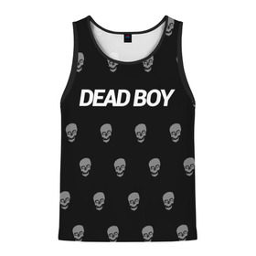 Мужская майка 3D с принтом Bones Deadboy в Екатеринбурге, 100% полиэстер | круглая горловина, приталенный силуэт, длина до линии бедра. Пройма и горловина окантованы тонкой бейкой | bones | boy | dead | deadboy | elmo | hdmi | hip | hop | kennedy | metal | rap | rapper | scream | sesh | seshollowaterboyz | skull | team | кеннеди | кости | костя | метал | рэп | рэпер | сеш | скрим | сэш | хип | хоп | череп | элмо
