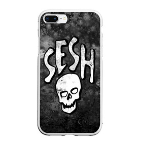 Чехол для iPhone 7Plus/8 Plus матовый с принтом SESH Team (Bones) в Екатеринбурге, Силикон | Область печати: задняя сторона чехла, без боковых панелей | bones | boy | dead | deadboy | elmo | hdmi | hip | hop | kennedy | metal | rap | rapper | scream | sesh | seshollowaterboyz | skull | team | кеннеди | кости | костя | метал | рэп | рэпер | сеш | скрим | сэш | хип | хоп | череп | элмо