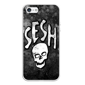 Чехол для iPhone 5/5S матовый с принтом SESH Team (Bones) в Екатеринбурге, Силикон | Область печати: задняя сторона чехла, без боковых панелей | Тематика изображения на принте: bones | boy | dead | deadboy | elmo | hdmi | hip | hop | kennedy | metal | rap | rapper | scream | sesh | seshollowaterboyz | skull | team | кеннеди | кости | костя | метал | рэп | рэпер | сеш | скрим | сэш | хип | хоп | череп | элмо