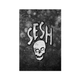 Обложка для паспорта матовая кожа с принтом SESH Team (Bones) в Екатеринбурге, натуральная матовая кожа | размер 19,3 х 13,7 см; прозрачные пластиковые крепления | Тематика изображения на принте: bones | boy | dead | deadboy | elmo | hdmi | hip | hop | kennedy | metal | rap | rapper | scream | sesh | seshollowaterboyz | skull | team | кеннеди | кости | костя | метал | рэп | рэпер | сеш | скрим | сэш | хип | хоп | череп | элмо