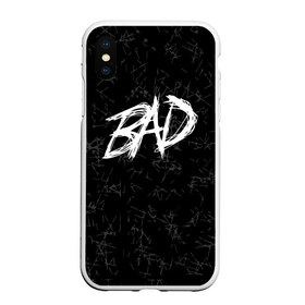 Чехол для iPhone XS Max матовый с принтом XXXTentacion - BAD в Екатеринбурге, Силикон | Область печати: задняя сторона чехла, без боковых панелей | bad | broken | dead | heart | king | music | rap | rapper | red | revenge | rip | xtentation | xxtennation | xxx | xxxtentacion | красное | мертв | музыка | память | разбитое | репер | рип | рэп | сердце | тентасьон | умер