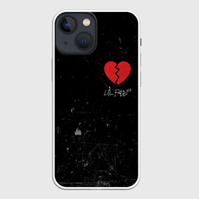 Чехол для iPhone 13 mini с принтом Lil Peep Broken Heart в Екатеринбурге,  |  | broken | dead | heart | lil | lil peep | lilpeep | music | peep | pump | rap | rapper | red | rip | густав | красное | лил | лил пип | лилпип | мертв | память | пип | разбитое | рип | рэп | рэпер | сердечко | сердце | умер | эмо