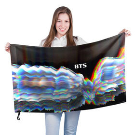 Флаг 3D с принтом BTS в Екатеринбурге, 100% полиэстер | плотность ткани — 95 г/м2, размер — 67 х 109 см. Принт наносится с одной стороны | bangtan boys | music | бангтан бойс | бтс | корея | музыка | парни | поп музыка