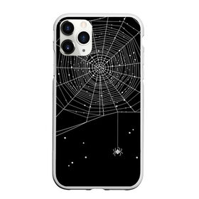 Чехол для iPhone 11 Pro матовый с принтом Паутина в Екатеринбурге, Силикон |  | вода | день мертвых | дизайнерская | искусство | капли | картинка | круто | лучший | мексика | мода | молодёжная | мрак | насекомое | ночь | паук | паутина | подарок | поздравление | праздник | рисунок
