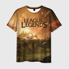 Мужская футболка 3D с принтом League of Legends в Екатеринбурге, 100% полиэфир | прямой крой, круглый вырез горловины, длина до линии бедер | league of legends | lol | воин | лига легенд | маг | поддержка | танк | чемпион