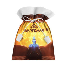 Подарочный 3D мешок с принтом Warframe в Екатеринбурге, 100% полиэстер | Размер: 29*39 см | бумеранг | коса | мечь | нож | оружие | перчатки | пистолет | топор | шутер | экзоскелет