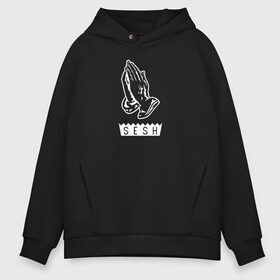 Мужское худи Oversize хлопок с принтом BONES SESH в Екатеринбурге, френч-терри — 70% хлопок, 30% полиэстер. Мягкий теплый начес внутри —100% хлопок | боковые карманы, эластичные манжеты и нижняя кромка, капюшон на магнитной кнопке | bones | cloudrap | dead | deadboy | logo | music | rap | sesh | боунс | клаудреп | кости | лого | музыка | реп