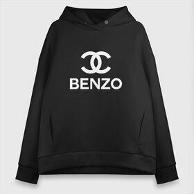 Женское худи Oversize хлопок с принтом BENZO GANG в Екатеринбурге, френч-терри — 70% хлопок, 30% полиэстер. Мягкий теплый начес внутри —100% хлопок | боковые карманы, эластичные манжеты и нижняя кромка, капюшон на магнитной кнопке | Тематика изображения на принте: benzo | big baby | dragonborn | gang | gimme | loot | tape | the | биг | бу | бэби | драгонборн | ее | и я | твою | тейп | тэйп | я взял