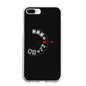 Чехол для iPhone 7Plus/8 Plus матовый с принтом manual в Екатеринбурге, Силикон | Область печати: задняя сторона чехла, без боковых панелей | фото | фотограф | фотография