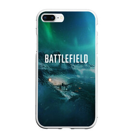 Чехол для iPhone 7Plus/8 Plus матовый с принтом BATTLEFIELD в Екатеринбурге, Силикон | Область печати: задняя сторона чехла, без боковых панелей | action | battlefield | battlefield 5 | battlefield v | dice | electronic arts | game | war | world war | война | вторая мировая | игры | солдат | солдаты | шутер