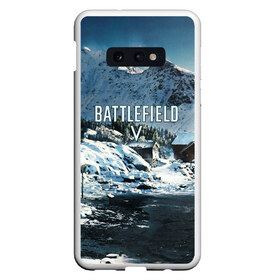 Чехол для Samsung S10E с принтом BATTLEFIELD в Екатеринбурге, Силикон | Область печати: задняя сторона чехла, без боковых панелей | action | battlefield | battlefield 5 | battlefield v | dice | electronic arts | game | war | world war | война | вторая мировая | игры | солдат | солдаты | шутер