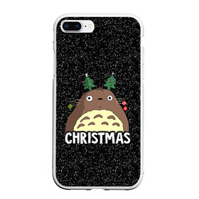 Чехол для iPhone 7Plus/8 Plus матовый с принтом Totoro Christmas в Екатеринбурге, Силикон | Область печати: задняя сторона чехла, без боковых панелей | Тематика изображения на принте: anime | christmas | moon | myneighbortotoro | night | totoro | xmas | аниме | канта | кодомо | котобус | кусакабэ | мэй | рождество | сусуватари | тацуо | тоторо | хаяомиядзаки | ясуко