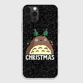 Чехол для iPhone 12 Pro с принтом Totoro Christmas в Екатеринбурге, силикон | область печати: задняя сторона чехла, без боковых панелей | Тематика изображения на принте: anime | christmas | moon | myneighbortotoro | night | totoro | xmas | аниме | канта | кодомо | котобус | кусакабэ | мэй | рождество | сусуватари | тацуо | тоторо | хаяомиядзаки | ясуко