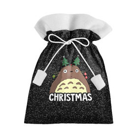Подарочный 3D мешок с принтом Totoro Christmas в Екатеринбурге, 100% полиэстер | Размер: 29*39 см | Тематика изображения на принте: anime | christmas | moon | myneighbortotoro | night | totoro | xmas | аниме | канта | кодомо | котобус | кусакабэ | мэй | рождество | сусуватари | тацуо | тоторо | хаяомиядзаки | ясуко