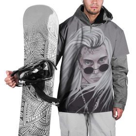 Накидка на куртку 3D с принтом Ghostemane в Екатеринбурге, 100% полиэстер |  | Тематика изображения на принте: ghostemane | ghostmane | rap | trap | гостмейн | реп | трэп