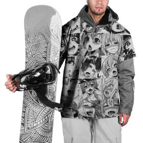Накидка на куртку 3D с принтом Ахегао в Екатеринбурге, 100% полиэстер |  | Тематика изображения на принте: ahegao | аниме | ахегао | мульт | мультфильм | сенпай | сэмпай