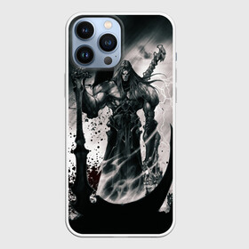 Чехол для iPhone 13 Pro Max с принтом DARKSIDERS в Екатеринбурге,  |  | Тематика изображения на принте: apocalypse | building | darksider 3 | destruction | fury | roots | slasher | strife | война | всадники апокалипсиса | голод | дарксайдерс | нефилимы | раздор | ярость