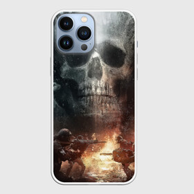 Чехол для iPhone 13 Pro Max с принтом Battlefield Череп в Екатеринбурге,  |  | battlefield | ак 47 | батла | баттл | война | огонь | омон | оружие | перестрелка | стрелялка | череп