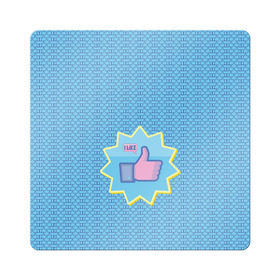 Магнит виниловый Квадрат с принтом Сердечки и лайки в Екатеринбурге, полимерный материал с магнитным слоем | размер 9*9 см, закругленные углы | facebook | like | love | абстракция | вк | класс | лайки | палецвверх | сердечки | соцсети | фб | фейсбук
