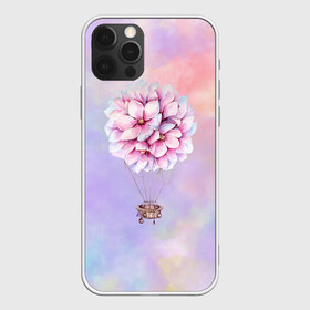 Чехол для iPhone 12 Pro Max с принтом Нежный Воздушный Шар в Екатеринбурге, Силикон |  | Тематика изображения на принте: акварель | гортензия | картина | краски | милый | пастель | розы | цветок | цветы