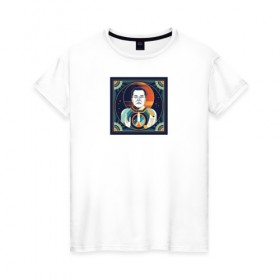 Женская футболка хлопок с принтом Musk Icon в Екатеринбурге, 100% хлопок | прямой крой, круглый вырез горловины, длина до линии бедер, слегка спущенное плечо | elon | elon musk | sapcex | tesla | илон маск | наука