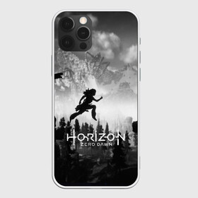 Чехол для iPhone 12 Pro Max с принтом Horizon Zero Dawn в Екатеринбурге, Силикон |  | Тематика изображения на принте: aloy | game | horizon zero dawn | hunter | machine | mecha | robot | snow | spear | the frozen wilds | weapon | игры | постапокалипсис | роботы | фентези | элой