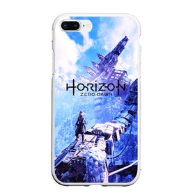 Чехол для iPhone 7Plus/8 Plus матовый с принтом Horizon Zero Dawn в Екатеринбурге, Силикон | Область печати: задняя сторона чехла, без боковых панелей | aloy | game | horizon zero dawn | hunter | machine | mecha | robot | snow | spear | the frozen wilds | weapon | игры | постапокалипсис | роботы | фентези | элой