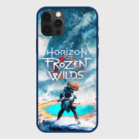 Чехол для iPhone 12 Pro с принтом HORIZON ZERO DAWN в Екатеринбурге, силикон | область печати: задняя сторона чехла, без боковых панелей | aloy | game | horizon zero dawn | hunter | machine | mecha | robot | snow | spear | the frozen wilds | weapon | игры | постапокалипсис | роботы | фентези | элой