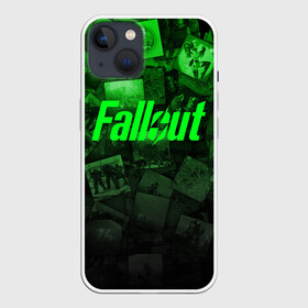 Чехол для iPhone 13 с принтом FALLOUT в Екатеринбурге,  |  | 101 | 111 | 13 | 76 | atom cats | bethesda | brotherhood of steel | fallout | nuka cola | outcast | tunnel snakes | vault | war | братство стали | бункер | война | убежище | фолаут | фоллаут | ядеркола