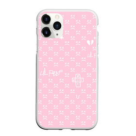 Чехол для iPhone 11 Pro матовый с принтом Lil Peep pink pattern в Екатеринбурге, Силикон |  | Тематика изображения на принте: benz truck | girls | gustav ahr | heart | hip hop | lil | lil peep | look at the sky tonight | love | peep | rap | rose | лил | лилпип | паттерн | пип | рэп | хип хоп | эмо | эмо реп