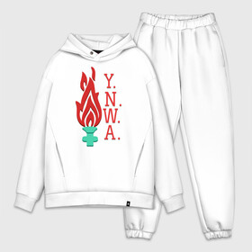 Мужской костюм хлопок OVERSIZE с принтом Y.N.W.A. в Екатеринбурге,  |  | firmino | lfc | liverpool | liverpool fc | mane | shaqiri | ливерпуль | фирмино | фк | футбол | футбольный клуб англии | шакири