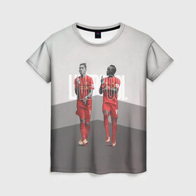 Женская футболка 3D с принтом Liverpool в Екатеринбурге, 100% полиэфир ( синтетическое хлопкоподобное полотно) | прямой крой, круглый вырез горловины, длина до линии бедер | firmino | lfc | liverpool | liverpool fc | mane | shaqiri | ливерпуль | фирмино | фк | футбол | футбольный клуб англии | шакири