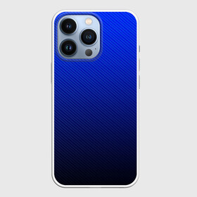 Чехол для iPhone 13 Pro с принтом CARBON BLUE | СИНИЙ КАРБОН в Екатеринбурге,  |  | carbon | geometry | metal | texture | геометрия | градиент | карбон | металл | паттерн | текстура