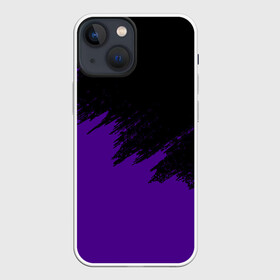 Чехол для iPhone 13 mini с принтом КРАСКА И НИЧЕГО ЛИШНЕГО в Екатеринбурге,  |  | color | dirty | purple | texture | yellow.paints | брызги | брызги красок | желтый | краски | текстура | фиолетовый