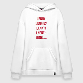 Худи SuperOversize хлопок с принтом Lenny в Екатеринбурге, 70% хлопок, 30% полиэстер, мягкий начес внутри | карман-кенгуру, эластичная резинка на манжетах и по нижней кромке, двухслойный капюшон
 | red dead redemption 2 | в баре | ленни | миссия | напились | прикол | рдр | рдр2 | шутка