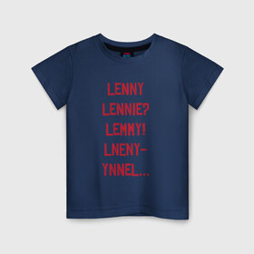Детская футболка хлопок с принтом Lenny в Екатеринбурге, 100% хлопок | круглый вырез горловины, полуприлегающий силуэт, длина до линии бедер | red dead redemption 2 | в баре | ленни | миссия | напились | прикол | рдр | рдр2 | шутка